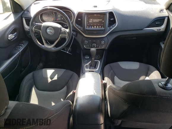 2014 Jeep Cherokee Latitude with VIN 1C4PJMCS0EW200588, listed as a Copart auction lot 54171255 with 196,247 mi miles and Salvage Title. Bid and sale history available at DreamBid. Image 8.