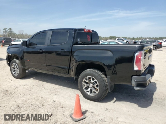 2021 GMC Canyon 4WD AT4 w/Leather with VIN 1GTG6FEN3M1274409, listed as a Copart auction lot 49228145 with 57,194 mi miles and Salvage Title. Bid and sale history available at carsss.com. Image 2.