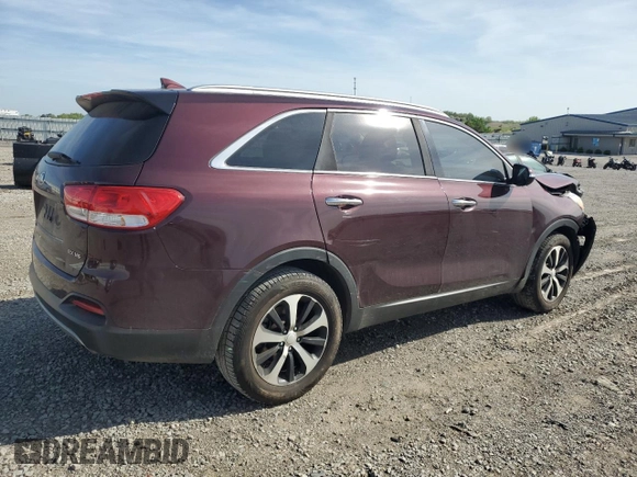 2016 Kia Sorento EX with VIN 5XYPH4A53GG127080, listed as a Copart auction lot 54145025 with 78,814 mi miles and Salvage title. Bid and sale history available at DreamBid. Image 3.