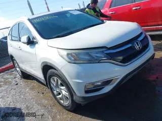 2016 Honda CR-V EX-L with VIN 5J6RM3H73GL011334, listed as a IAAI auction lot 41643636 with 212,792 mi miles. Bid and sale history available at carsss.com. Image 1.