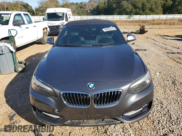 2017 BMW 2 Series 230i with VIN WBA2K9C31HV950585, listed as a Copart auction lot 88525515 with 39,618 mi miles and Salvage title. Bid and sale history available at DreamBid. Image 5.