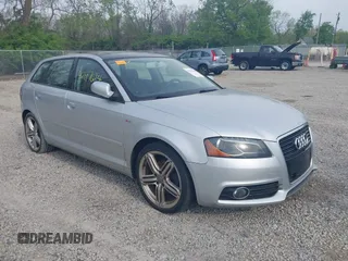 2011 Audi A3 2.0 TDI Premium Plus with VIN WAUKJAFM0BA010236, listed as a IAAI auction lot 42117624 with 159,658 mi miles. Bid and sale history available at carsss.com. Image 1.