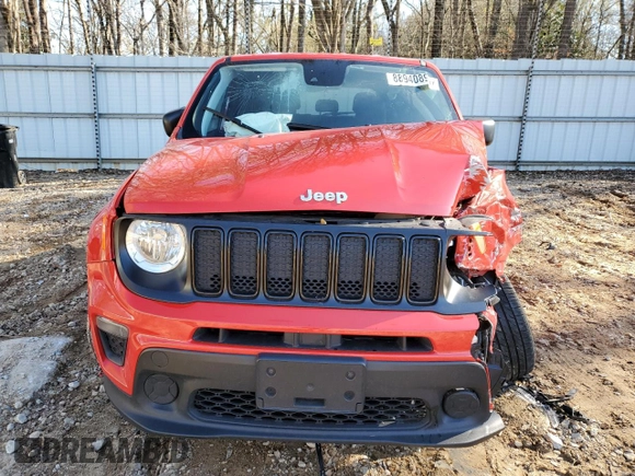 2021 Jeep Renegade Sport с VIN ZACNJDAB6MPM22488, выставлен на аукционе Copart как лот 88940895 с пробегом 49 619 миль миль и Списание • Salvage title. История ставок и продаж доступна на DreamBid. Изображение 5.