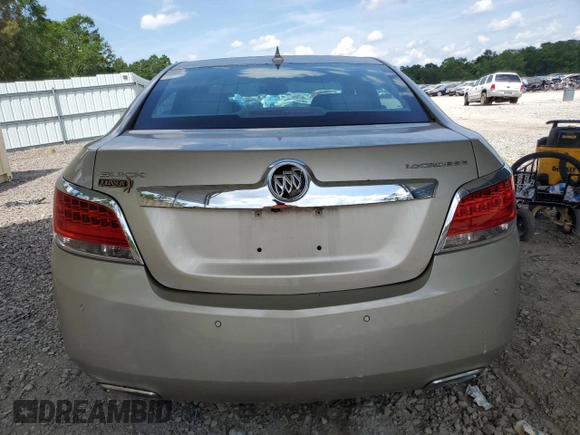 2013 Buick LaCrosse Premium 1 with VIN 1G4GF5E33DF164418, listed as a Copart auction lot 53310535 with 38,451 mi miles and Salvage title. Bid and sale history available at DreamBid. Image 6.