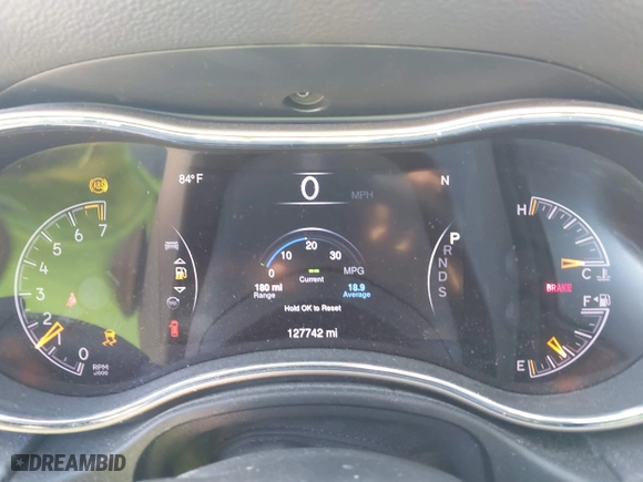 2014 Jeep Grand Cherokee Laredo with VIN 1C4RJEAG4EC317072, listed as a IAAI auction lot 41476862 with 127,742 mi miles. Bid and sale history available at carsss.com. Image 7.