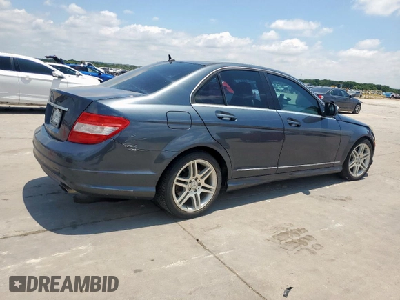 2008 Mercedes-Benz C 300 Sport with VIN WDDGF54X68R021353, listed as a Copart auction lot 58923055 with 143,179 mi miles and Salvage title. Bid and sale history available at DreamBid. Image 3.