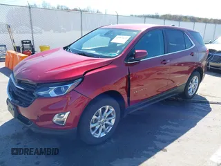 2021 Chevrolet Equinox LT z VIN 2GNAXUEV2M6108703, wystawiony jako IAAI lot #41965639 z przebiegiem 122 160 mil mil oraz . Historia ofert i sprzedaży dostępna na DreamBid. Obrazek 2.