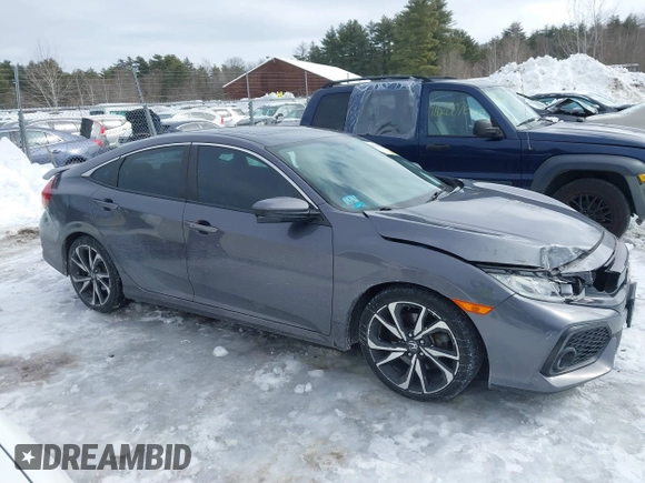 2017 Honda Civic Sedan Si with VIN 2HGFC1E50HH701190, listed as a IAAI auction lot 41623930 with 145,023 mi miles. Bid and sale history available at carsss.com. Image 13.
