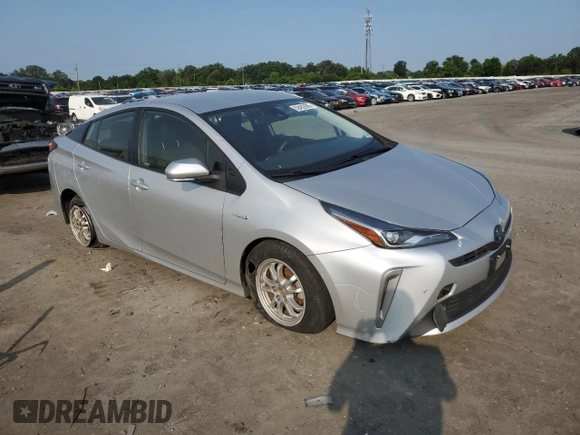 2021 Toyota Prius LE z VIN JTDL9MFU8M3030193, wystawiony jako Copart lot #59482995 z przebiegiem 48 202 mil mil oraz Szkoda całkowita • Salvage title. Historia ofert i sprzedaży dostępna na DreamBid. Obrazek 4.