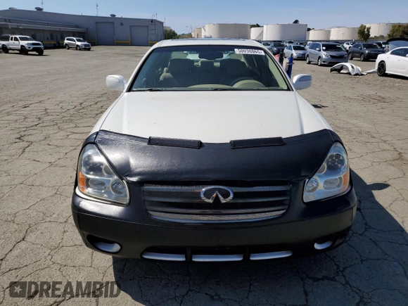 2005 Infiniti Q45 z VIN JNKBF01A65M101461, wystawiony jako Copart lot #50030865 z przebiegiem 211 747 mil mil oraz Czysty tytuł • Clean title. Historia ofert i sprzedaży dostępna na DreamBid. Obrazek 5.