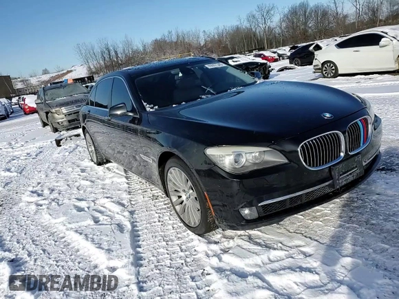 2011 BMW 7 Series 750Li xDrive with VIN WBAKC8C51BC432732, listed as a Copart auction lot 89097345 with 135,820 mi miles and Salvage Title. Bid and sale history available at carsss.com. Image 10.