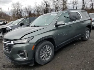 2022 Chevrolet Traverse LT Leather with VIN 1GNEVHKW4NJ177926, listed as a Copart auction lot 48199255 with 35,579 mi miles and Salvage Title. Bid and sale history available at carsss.com. Image 1.