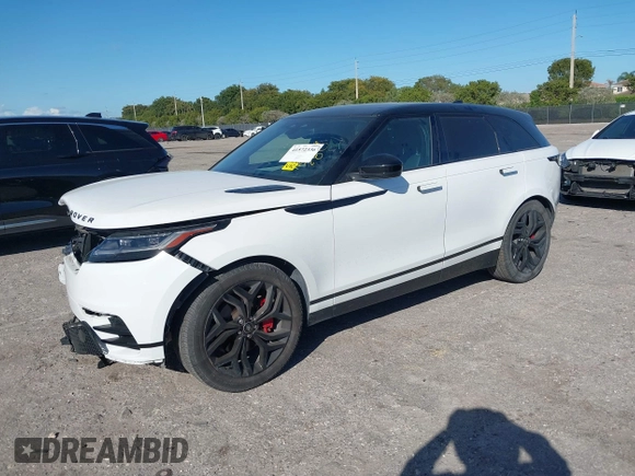 2024 Land Rover Range Rover Velar Dynamic SE with VIN SALYL2EX1RA370322, listed as a IAAI auction lot 41572336 with 32,939 mi miles and . Bid and sale history available at DreamBid. Image 2.