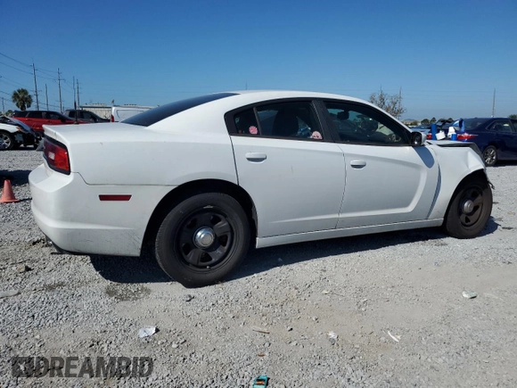 2014 Dodge Charger Police with VIN 2C3CDXAG4EH357758, listed as a Copart auction lot 44706135 with 103,787 mi miles and Salvage Title. Bid and sale history available at DreamBid. Image 3.