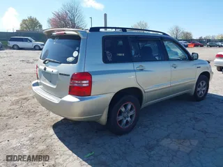 2003 Toyota Highlander with VIN JTEHF21A430149497, listed as a IAAI auction lot 42002355 with 1 mi miles. Bid and sale history available at carsss.com. Image 4.