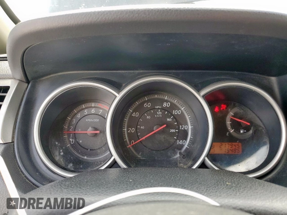 2010 Nissan Versa S with VIN 3N1BC1CP1AL460502, listed as a Copart auction lot 61106935 with 217,945 mi miles and Salvage title. Bid and sale history available at DreamBid. Image 9.
