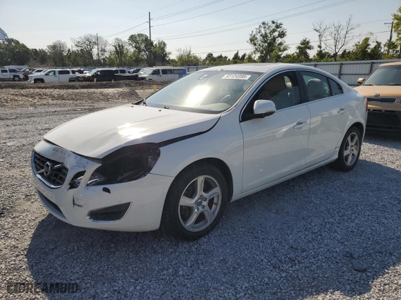 2013 Volvo S60 T5 Premier with VIN YV1612FS7D2179847, listed as a Copart auction lot 53124995 with 109,103 mi miles and Salvage Title. Bid and sale history available at carsss.com. Image 1.