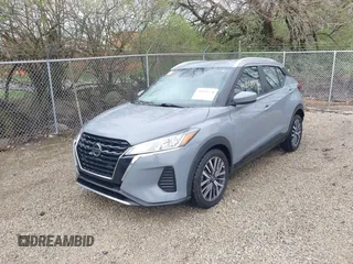 2021 Nissan Kicks SV with VIN 3N1CP5CV7ML477999, listed as a IAAI auction lot 41953378 with 107,060 mi miles. Bid and sale history available at carsss.com. Image 19.