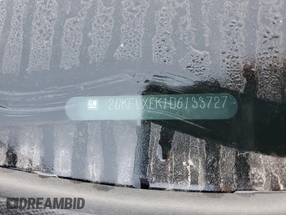 2013 GMC Terrain SLT with VIN 2GKFLXEK1D6133727, listed as a Copart auction lot 75413634 with 193,310 mi miles and Salvage title. Bid and sale history available at DreamBid. Image 13.