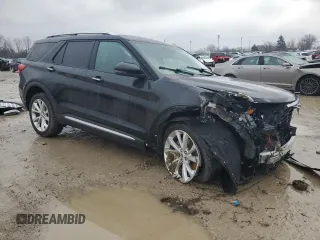 2022 Ford Explorer Platinum with VIN 1FM5K8HW9NNA06196, listed as a Copart auction lot 86145694 with Not Provided miles and Salvage Title. Bid and sale history available at carsss.com. Image 4.