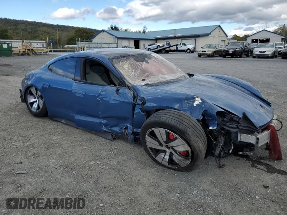 2021 Porsche Taycan 4S with VIN WP0AB2Y17MSA41133, listed as a Copart auction lot 76059294 with Not provided miles and Clean title. Bid and sale history available at DreamBid. Image 4.
