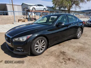 2017 Infiniti Q50 Premium z VIN JN1EV7AR9HM838516, wystawiony jako Copart lot #57868875 z przebiegiem 62 383 mil mil oraz Szkoda całkowita • Salvage title. Historia ofert i sprzedaży dostępna na DreamBid. Obrazek 1.
