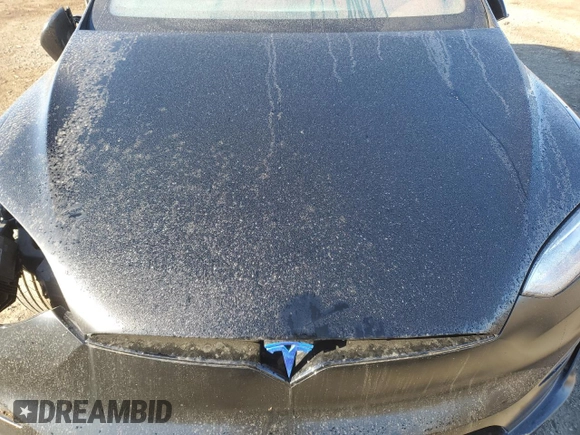 2022 Tesla Model X with VIN 7SAXCAE54NF359461, listed as a Copart auction lot 46868045 with 0 mi miles and Salvage Title. Bid and sale history available at carsss.com. Image 12.
