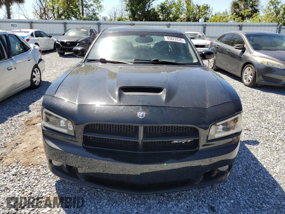 2006 Dodge Charger SRT-8 with VIN 2B3KA73W16H476021, listed as a Copart auction lot 49822835 with 197,111 mi miles and Salvage Title. Bid and sale history available at DreamBid. Image 5.
