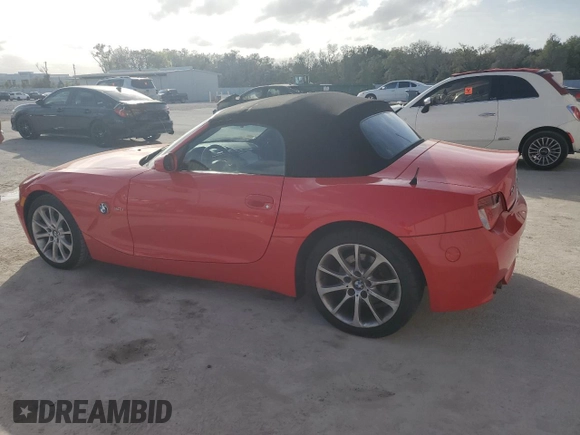 2006 BMW Z4 3.0i with VIN 4USBU33516LW68185, listed as a Copart auction lot 47861805 with 78,276 mi miles and Clean title. Bid and sale history available at DreamBid. Image 2.