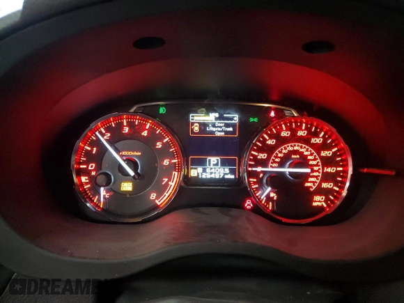 2015 Subaru WRX Premium with VIN JF1VA1D62F8809409, listed as a Copart auction lot 43974615 with 125,497 mi miles and Salvage Title. Bid and sale history available at carsss.com. Image 9.