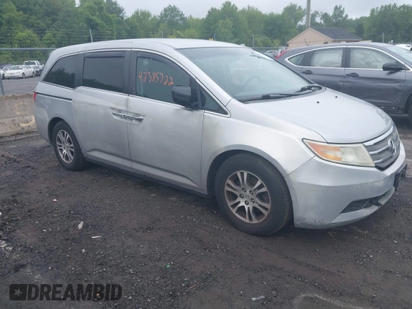 2012 Honda Odyssey EX с VIN 5FNRL5H4XCB016053, выставлен на аукционе IAAI как лот 42385722 с пробегом 216 212 миль миль и . История ставок и продаж доступна на DreamBid. Изображение 1.
