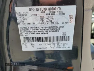 2008 Mercury Mariner z VIN 4M2CU91168KJ48614, wystawiony jako Copart lot #56472025 z przebiegiem 95 238 mil mil oraz Szkoda całkowita • Salvage title. Historia ofert i sprzedaży dostępna na DreamBid. Obrazek 13.
