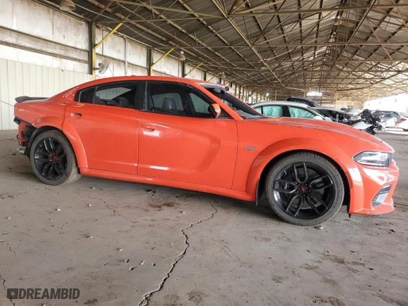 2020 Dodge Charger Scat Pack with VIN 2C3CDXGJ2LH149751, listed as a Copart auction lot 48031765 with 30,219 mi miles and Salvage Title. Bid and sale history available at carsss.com. Image 4.