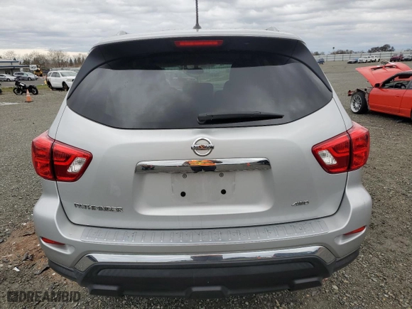 2017 Nissan Pathfinder S with VIN 5N1DR2MM9HC651522, listed as a Copart auction lot 43484845 with 139,020 mi miles and Salvage Title. Bid and sale history available at carsss.com. Image 6.