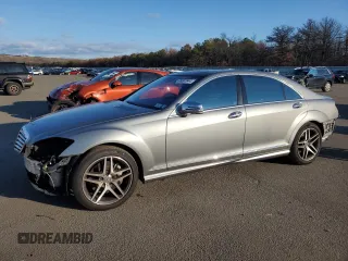 2010 Mercedes-Benz S 550 with VIN WDDNG8GB2AA352263, listed as a Copart auction lot 85567644 with 165,099 mi miles and Salvage Title. Bid and sale history available at DreamBid. Image 1.