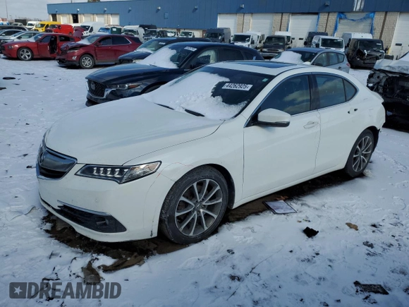 2017 Acura TLX V6 w/Advance Pkg with VIN 19UUB2F77HA006302, listed as a Copart auction lot 44262925 with 87,313 mi miles and Clean title. Bid and sale history available at DreamBid. Image 1.