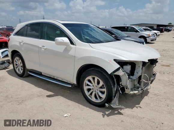 2016 Acura RDX Technology with VIN 5J8TB3H50GL007338, listed as a Copart auction lot 61200745 with 155,012 mi miles and Salvage title. Bid and sale history available at DreamBid. Image 4.