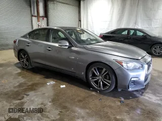 2019 Infiniti Q50 3.0t Signature Edition with VIN JN1EV7AP7KM540939, listed as a Copart auction lot 50421915 with 62,887 mi miles and Clean Title. Bid and sale history available at carsss.com. Image 4.