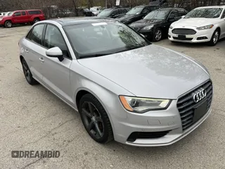 2016 Audi A3 2.0T Premium with VIN WAUB8GFF3G1038409, listed as a IAAI auction lot 42143505 with 182,222 mi miles. Bid and sale history available at carsss.com. Image 1.