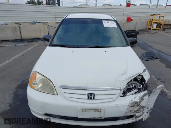 2001 Honda Civic LX with VIN JHMES16581S004567, listed as a IAAI auction lot 41914042 with 179,095 mi miles and . Bid and sale history available at carsss.com. Image 12.