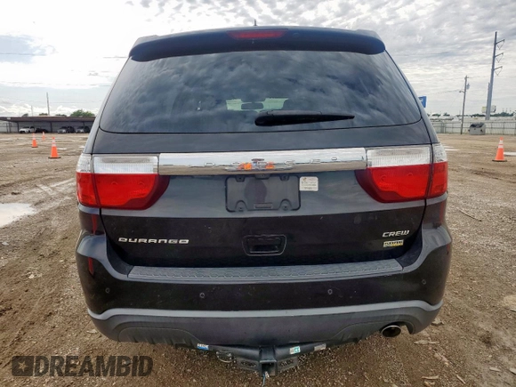 2013 Dodge Durango Crew with VIN 1C4RDHDG3DC597893, listed as a Copart auction lot 60269925 with 235,265 mi miles and Clean title. Bid and sale history available at DreamBid. Image 6.