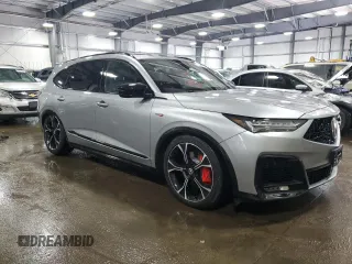 2025 Acura MDX Type S w/Advance Package with VIN 5J8YD8H86SL001026, listed as a Copart auction lot 48305575 with 3,871 mi miles and Salvage Title. Bid and sale history available at carsss.com. Image 4.
