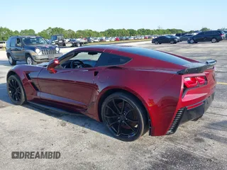 2017 Chevrolet Corvette Grand Sport 1LT with VIN 1G1YW2D76H5101460, listed as a IAAI auction lot 41987606 with 1 mi miles. Bid and sale history available at carsss.com. Image 3.