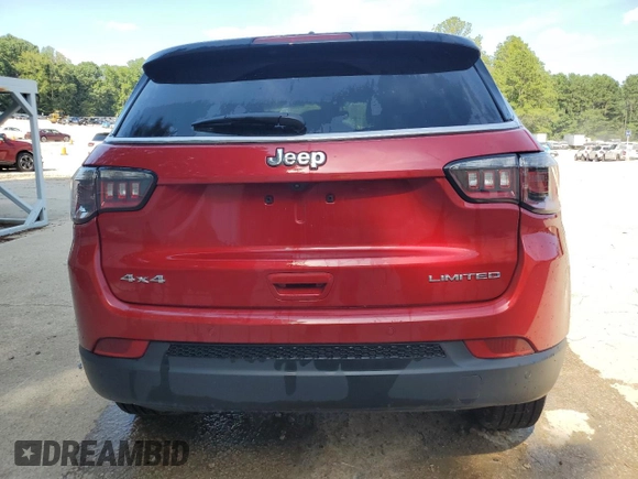 2025 Jeep Compass Limited with VIN 3C4NJDCN8ST560954, listed as a Copart auction lot 63038015 with 8,696 mi miles and Clean title. Bid and sale history available at DreamBid. Image 6.