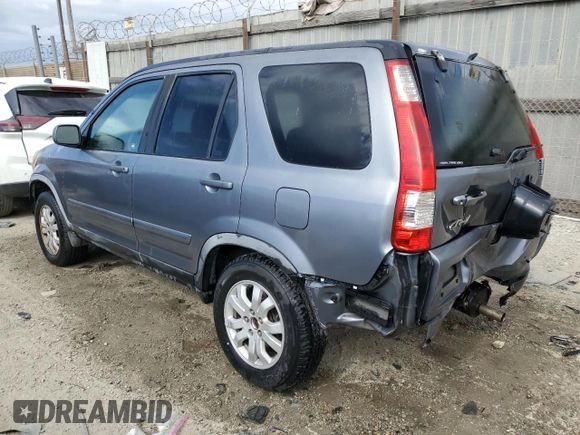 2005 Honda CR-V EX SE with VIN JHLRD78905C009216, listed as a Copart auction lot 53191235 with Not Provided miles and Clean Title. Bid and sale history available at carsss.com. Image 2.