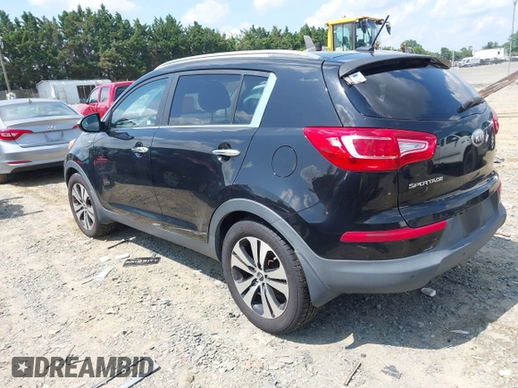 2013 Kia Sportage EX with VIN KNDPCCA21D7457355, listed as a IAAI auction lot 42694813 with 155,879 mi miles and . Bid and sale history available at DreamBid. Image 3.