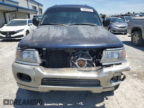 2003 Mitsubishi Montero XLS z VIN JA4MT31R83J003986, wystawiony jako Copart lot #56603464 z przebiegiem 170 135 mil mil oraz Szkoda całkowita • Salvage title. Historia ofert i sprzedaży dostępna na DreamBid. Obrazek 5.
