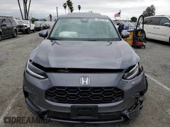 2025 Honda HR-V EX-L with VIN 3CZRZ1H77SM724539, listed as a Copart auction lot 48933165 with 2,200 mi miles and Salvage Title. Bid and sale history available at carsss.com. Image 5.