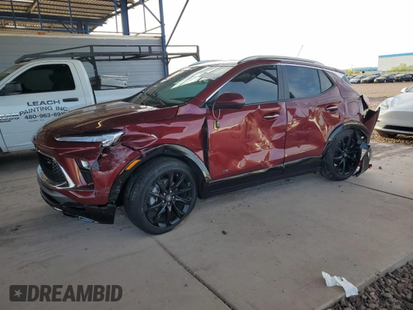 2025 Buick Encore GX Sport Touring with VIN KL4AMESL6SB021238, listed as a Copart auction lot 53388085 with 4,518 mi miles and Salvage title. Bid and sale history available at DreamBid. Image 1.