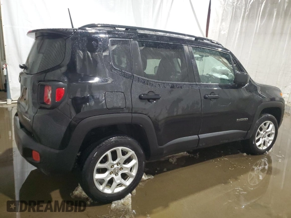 2018 Jeep Renegade Sport with VIN ZACCJBAB5JPJ41077, listed as a Copart auction lot 42986385 with 86,418 mi miles and Salvage title. Bid and sale history available at DreamBid. Image 3.